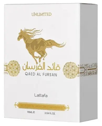 Qaed Al Fursan White Unlimited EDP Perfume By Lattafa 90ML Newest Released Product vendor Sham Perfume Store EDP Perfume
