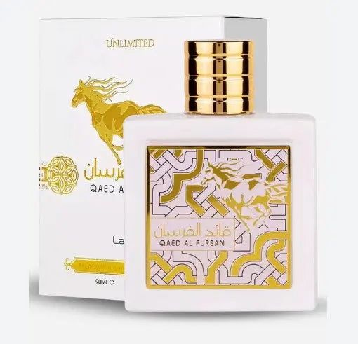 Qaed Al Fursan White Unlimited EDP Perfume By Lattafa 90ML Newest Released Product vendor Sham Perfume Store EDP Perfume