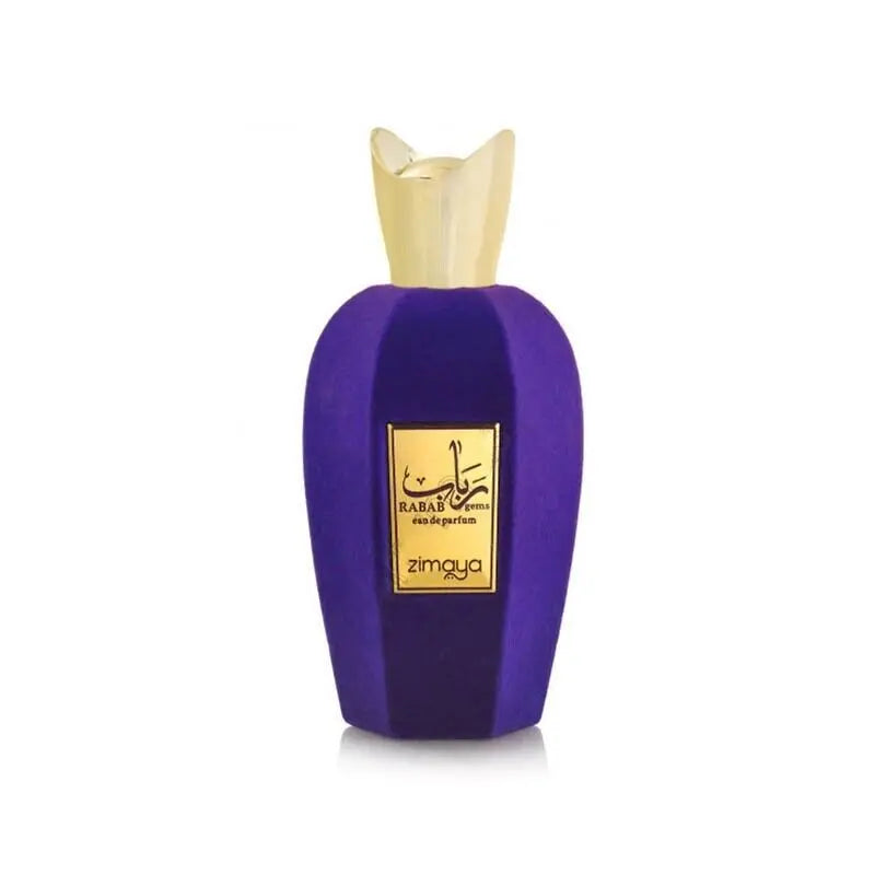 Rabab Gems Zimaya Afnan Original 100 ML Women Men Afnan Perfume EDP Zimaya Rabab Gems Zimaya Purple-Rabab Gems 100ml - Sham Perfume Store Perfume