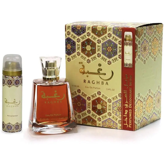 Raghba Perfume Man with deo EDP 100ml lattafa perfume Woman Edp For HimSham Perfume Store