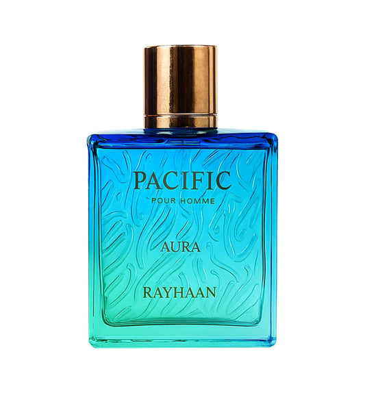 Rayhaan Pacific Aura Eau de Parfum for Men 100ml – Fresh, Aquatic & Long-Lasting ScentSham Perfume Store
