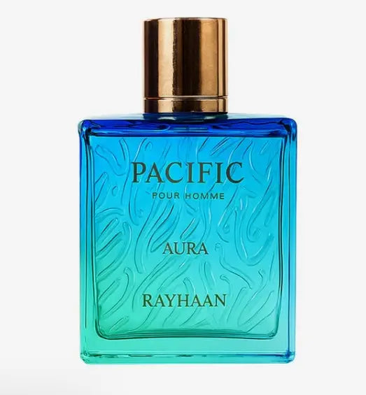 Rayhaan Pacific Aura Eau de Parfum for Men 100ml – Fresh, Aquatic & Long-Lasting ScentSham Perfume Store