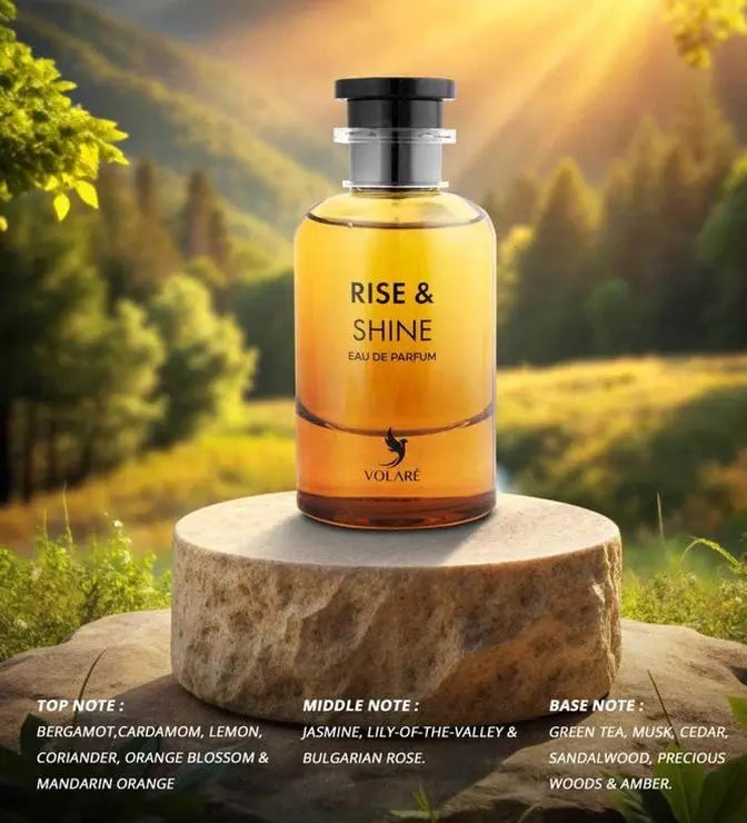 Rise & Shine Edp 100ml Volare Perfumes Floral Bouquet Settles Warm Special Occasions Sun Day Him Product vendor Sham Perfume Store EDP Perfume