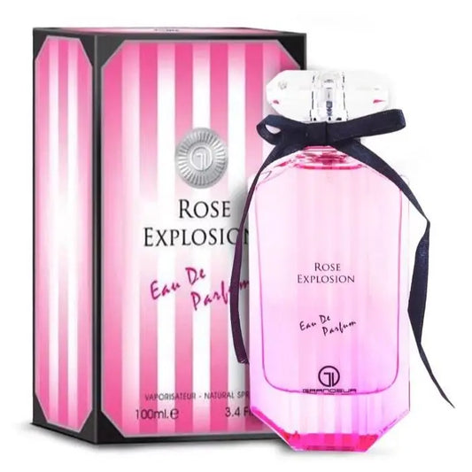Rose Explosion EDP 100ml Grandeur Beauty Woman Fragrance Perfume For Her Pink SwimSham Perfume Store