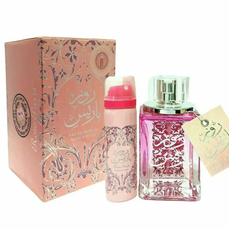 Rose Paris Perfume EDP Her 100ml body spray Ard Al Zaafaran Woman Pink