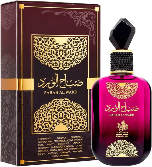 Sabah Al Ward Al Wataniah Floral Her 100 ml Fragrance Women Jasmine Scent Arabian Deep Women Al Wardi Women Wataniah-Sabah Al Ward 100ml - Sham Perfume Store Perfume