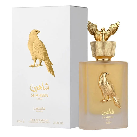 Shaheen Gold Perfume women and men 100ml Edp Gold Lattafa Pride For HimSham Perfume Store