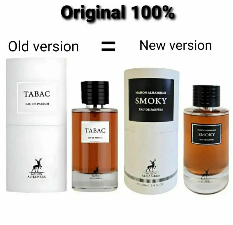 Smoky Tabac Maison Alhambra Eau De Parfum Spray 100ml 3.4 oz New UAE Version Oriental Perfume - Sham Perfume Store Perfume