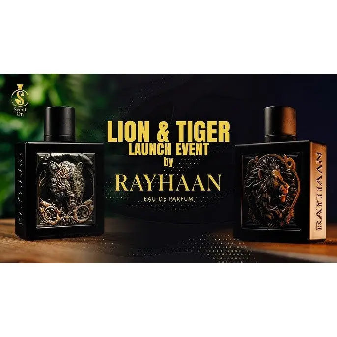 Tiger Cal Cologne Edition Extrait De Parfum  100ml Lion Him Tiger Cal Cologne Edition Rayhan Her-Rayhaan Tiger  8+ - Sham Perfume Store Perfume