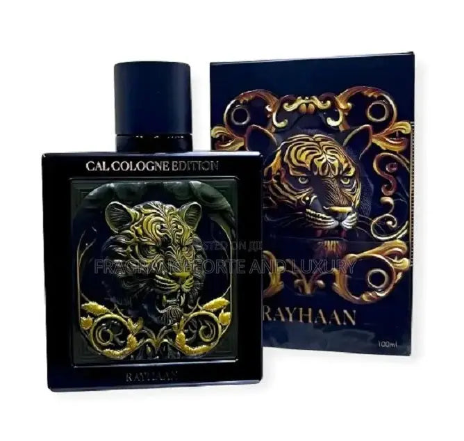 Tiger Cal Cologne Edition Extrait De Parfum  100ml Lion Him Tiger Cal Cologne Edition Rayhan Her-Rayhaan Tiger  8+ - Sham Perfume Store Perfume