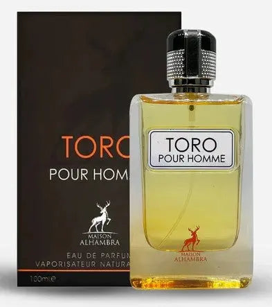Toro Pour Homme by Maison Alhambra Eau De Parfum Spray 3.4 oz Fragrance Tere Scent For Men Product vendor Sham Perfume Store EDP Perfume