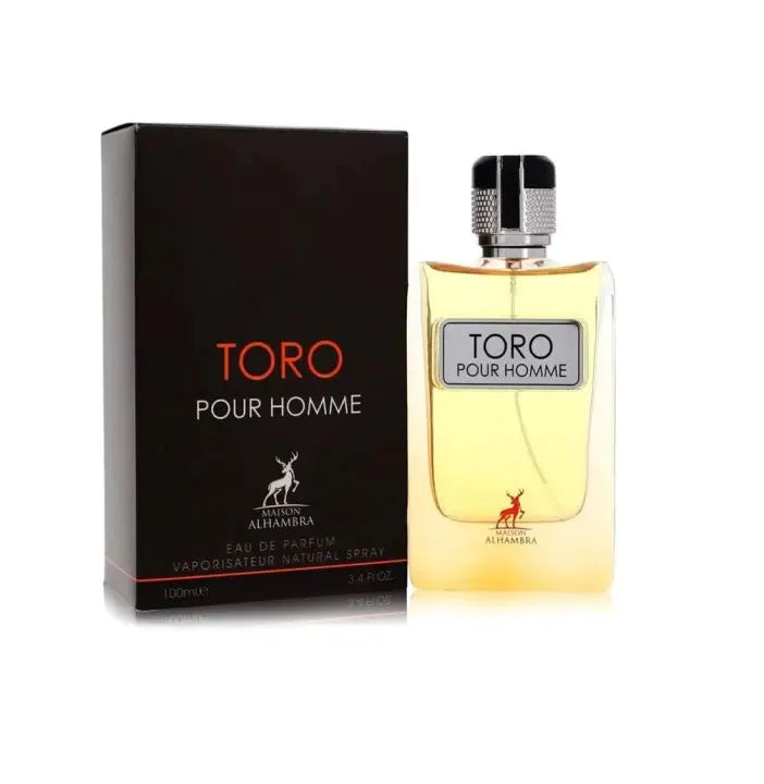 Toro Pour Homme by Maison Alhambra Eau De Parfum Spray 3.4 oz Fragrance Tere Scent For Men Product vendor Sham Perfume Store EDP Perfume