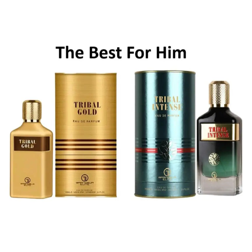 Tribal Gold Elixir Man Edp Trible 100ml Grendeur UAE For Him Perfume Gold Product vendor Sham Perfume Store EDP Perfume
