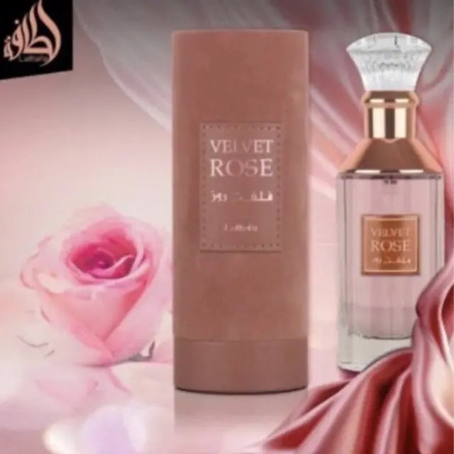 Velvet Rose 100 ml velvet collection Lattafa oud velvety original perfume Velvet rose 100ml - Sham Perfume Store Perfume