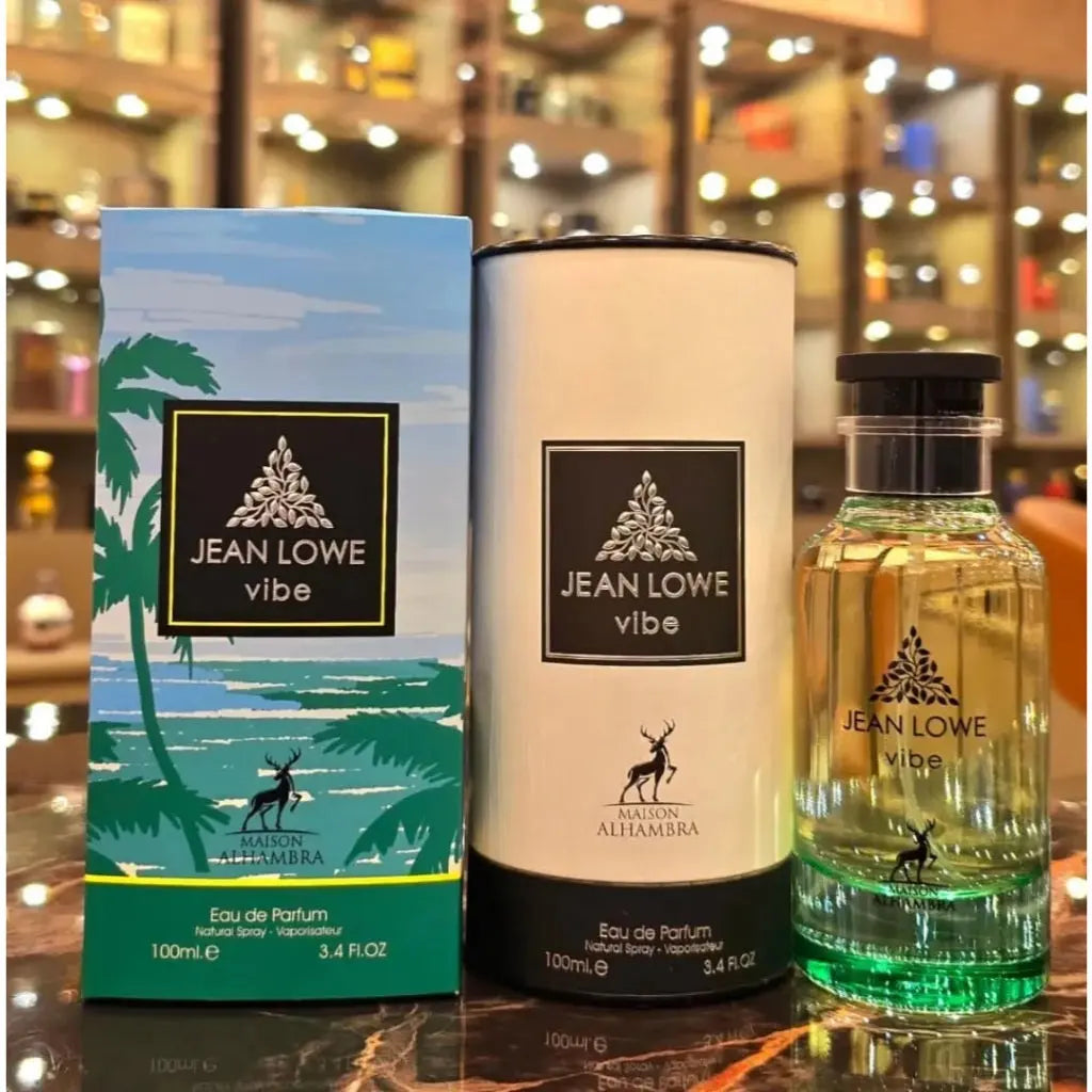 Vibe EDP 100ml Jean-Lowe Maison Alhambra Pacific Green For Him-Vibe 100ml - Sham Perfume Store Perfume