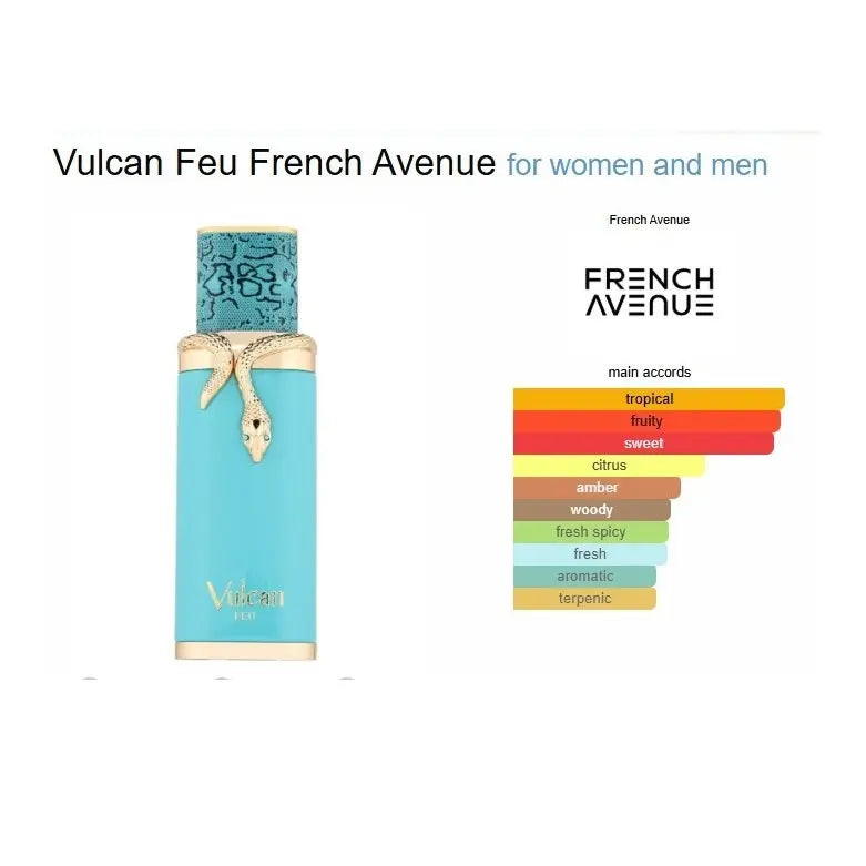 Vulcan Feu perfume French Avenue for men Malachite EDP 100ml For Him Vulcan Feu vs Sceptre Malachite Product vendor Sham Perfume Store EDP Perfume