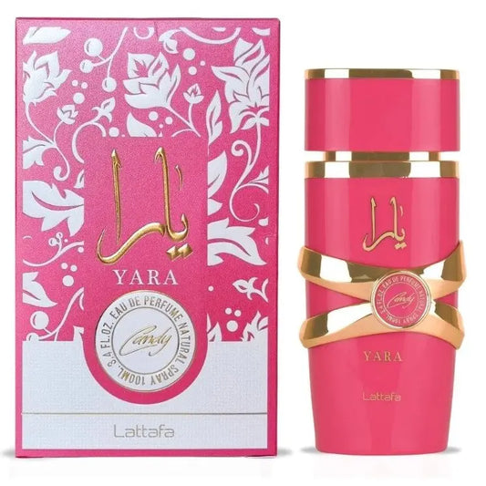 Yara Candy Parfum Lattafa Candy Red 100ml (3.4 OZ) By Indulge Playful Burst Fruity Sweetness Woman-Candy Yara 100ML - Sham Perfume Store Perfume