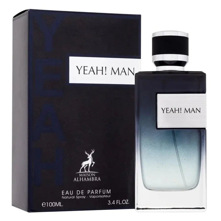 Yeah! By Mason Alhambra Yeah Man Eau De Parfum  Natural Spray 100ml - Sham Perfume Store Perfume
