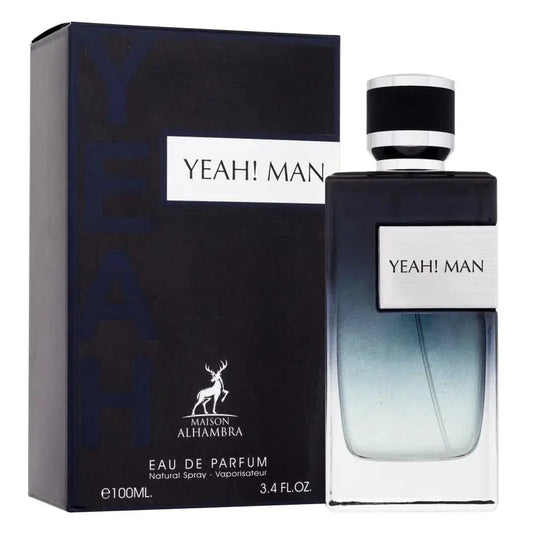 Yeah! By Mason Alhambra Yeah Man Eau De Parfum  Natural Spray 100ml - Sham Perfume Store Perfume
