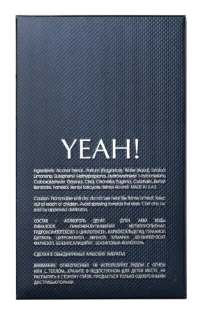 Yeah! By Mason Alhambra Yeah Man Eau De Parfum  Natural Spray 100ml - Sham Perfume Store Perfume