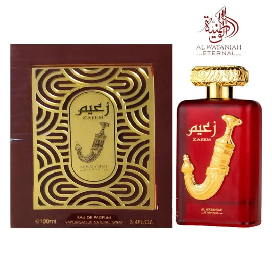 Zaeem Al Wataniah Men Zaeem Parfum 100ml Al Wataniah Velvet Desert Oud Be Man One Day Arab Man Zaeem-Zaeem 100 ml - Sham Perfume Store Perfume