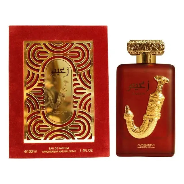 Zaeem Al Wataniah Men Zaeem Parfum 100ml Al Wataniah Velvet Desert Oud Be Man One Day Arab Man Zaeem-Zaeem 100 ml - Sham Perfume Store Perfume