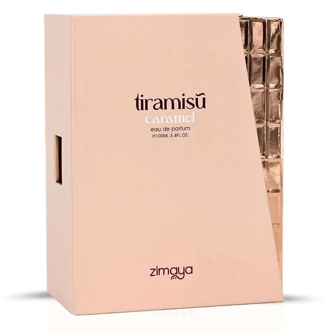 Zimaya Tiramisu Caramel Eau de Parfum 100ml – Sweet, Warm & Irresistible FragranceSham Perfume Store
