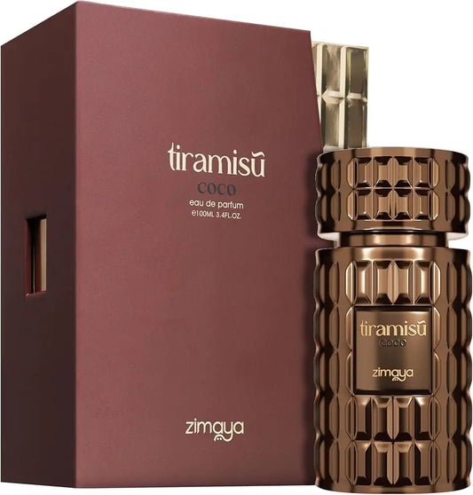 Zimaya Tiramisu Coco Eau de Parfum 100ml – Creamy - Coffee Infused Luxury FragranceSham Perfume Store