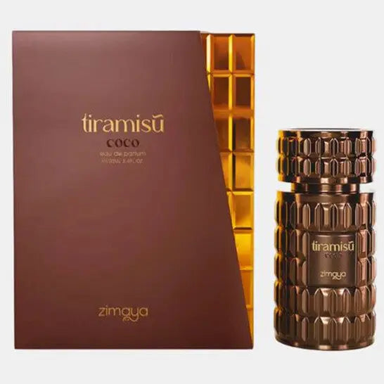 Zimaya Tiramisu Coco Eau de Parfum 100ml – Creamy - Coffee Infused Luxury FragranceSham Perfume Store