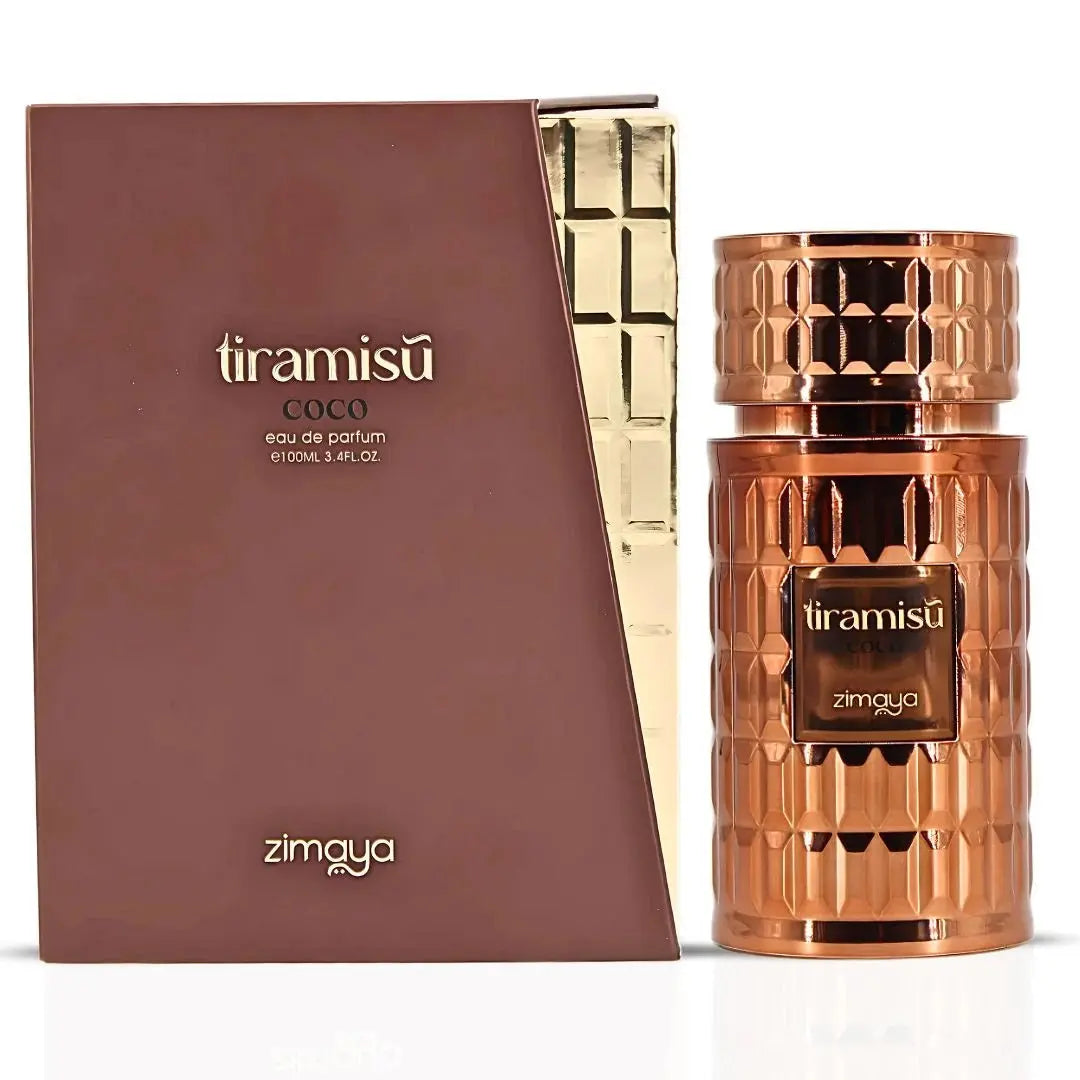 Zimaya Tiramisu Coco Eau de Parfum 100ml – Creamy - Coffee Infused Luxury FragranceSham Perfume Store